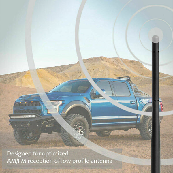 7Inch Rubber Signal Antenna For Ford F150 F250 F350&Ram1500 2009-2019 Generic