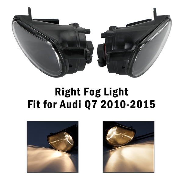 2010-2015 AUDI Q7 Front Right & Left Bumper Halogen Fog Light Fog Lamp Generic