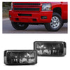 2X Front Bumper Fog Lights For 07-13 Chevy Silverado Tahoe Suburban Avalanche GY Generic