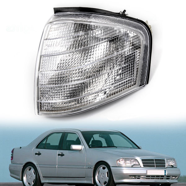 1994-2000 Class C Signal Turn W202 Lamps Lights Corner Mercedes Pair For Benz Generic