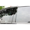 2008-2012 Honda Accord Black Pillar Posts 6pcs Cover Door Trim Window Decal Generic