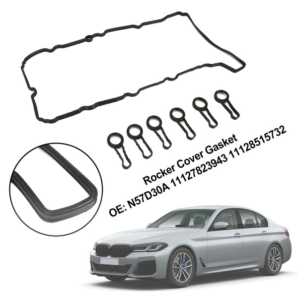 03/2014 BMW 3 Gran Turismo (F34) 330 d Hatchback Diesel on RWD 24 286 210 Rocker Cover Gasket 11127823943 11128515732 Generic