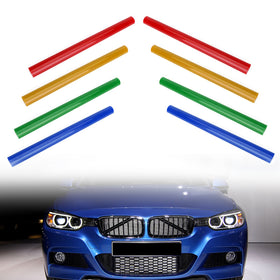 #A Color Support Grill Bar V Brace Wrap For BMW F30 F31 F32 F33 F34 F35 Blue Generic