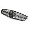08-13 Benz C-Class W204 Front Bumper Grille With Logo Black Radiator AMG Style Generic