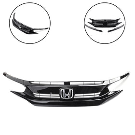 2016-18 Honda Civic Coupe Sedan Front Hood Grill Grille Eyelid Generic