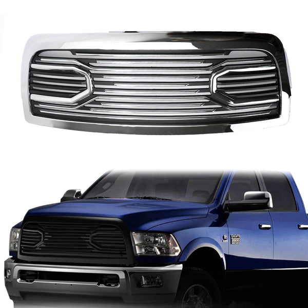 2010-2018 Ram 2500/3500 Big Horn Chrome Packaged Grille+Replacement Shell Generic
