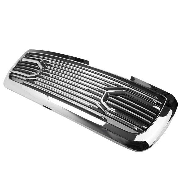 Big Horn Chrome Packaged Grille+Replacement Shell For 10-18 Ram 2500+3500 Generic