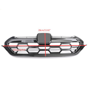 New Glossy Black Front Bumper Upper Grille Radiator For HONDA CRV 2017-2018 Generic