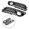 2008-2012 Audi A4 S-LINE S4 Sport Version Honeycomb Style Fog Light Grille Bumper Generic