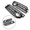 2008-2012 Audi A4 S-LINE S4 Sport Version Honeycomb Style Fog Light Grille Bumper Generic