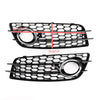 2008-2012 Audi A4 S-LINE S4 Sport Version Honeycomb Style Fog Light Grille Bumper Generic