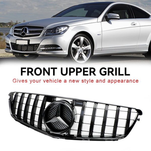 2008-2014 Benz W204 C-Class C300 C350 GTR Style Front Bumper Grille Grill  Generic