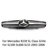 2003-2006 Benz R230 SL500 SL600 1 Fin Star AMG black Grille grill Generic