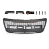 2012-2015 Explorer Bumper Grill With Lights Replacement ABS Front Upper Bumper Grille Generic
