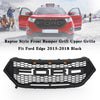 2015-2018 Ford Edge Raptor Style Front Bumper Grill Upper Grill Black Generic