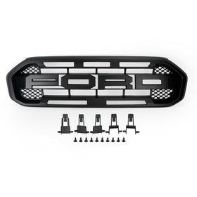 Ford Ranger 2019-2023 Raptor Style Front Bumper Grill Replacement Black