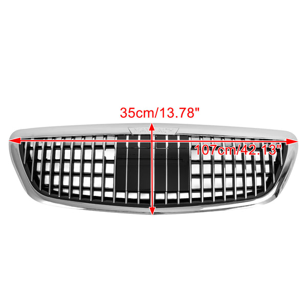2014-2020 Benz W222 S-Class Maybach S680 Style Grille with ACC Generic