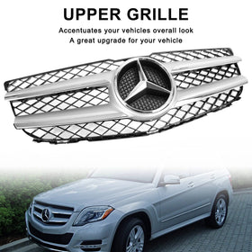 2015 Benz GLK300 Sport Utility 4-Door 2048802983 Front Upper Hood Bumper Grill Replacement Generic