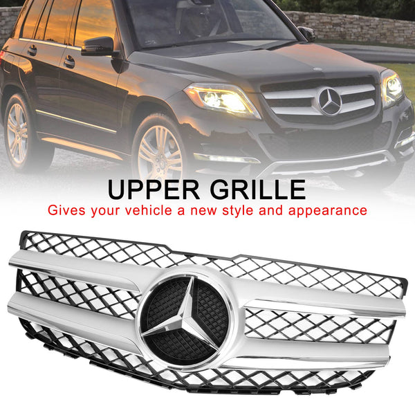 2013-2015 Benz GLK350 4Matic Sport Utility 4-Door 2048802983 Front Upper Hood Bumper Grill Replacement Generic