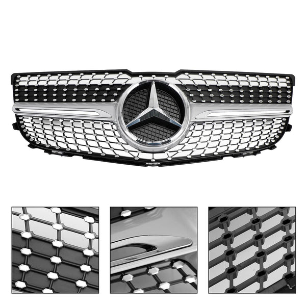 2013-2015 Benz GLK250 BLUETEC 4MATIC SPORT UTILITY 4-DOOR 2048802983 Front Bumper Diamond Grill Generic