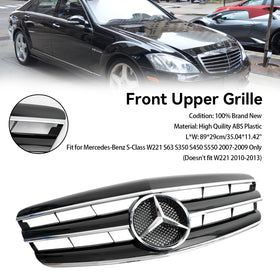 Benz W221 2007-2009 S-Class S63 S350 S450 S550 Grill Replacement Generic