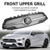 2019-2023 Benz W177 A-CLASS Diamond Front Bumper Black/Chrome Grill Generic
