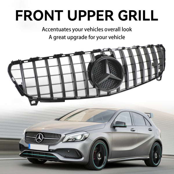 2016-2018 Benz A-CLASS W176 Front Bumper Grille GTR Style Grill Generic