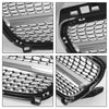 2013-2015 Benz W176 A-CLASS Front Bumper Grille Grill Black/Chrome Generic