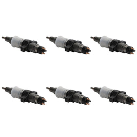 04-09 Dodge Ram Cummins 5.9L DIESEL 6pcs Rail Fuel Injectors 0445120238 Generic