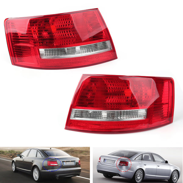 Tail Light Cover For Audi A6 S6 06-08 Quattro 4F5945096M Halogen Generic