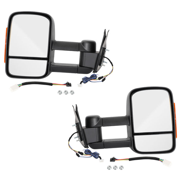 2005-2011 Toyota Hilux Pair of Electric Extendable Towing Mirrors Fedex Express Generic