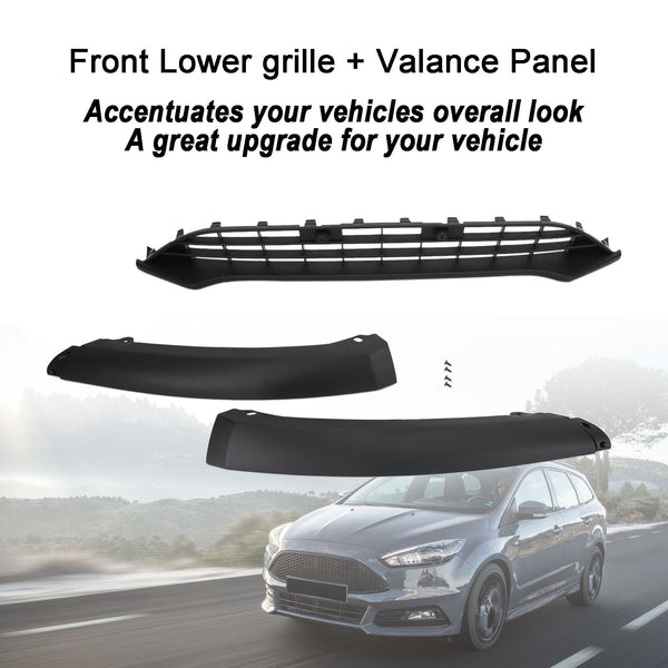 2015-2018 Ford Focus F1EZ17626 FO1095266 Valance Panel Front Bumper Lower Grill Generic