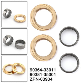 1998-2002 Toyota Landcruiser FZJ105 Front Inner Axle Spindle Bearing+Bush Kit 90364-33011 90381-35001 ZPN-03904 Generic