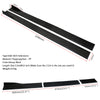 Universal Car Front Bumper Lip Spoiler Diffuser Body Kits + 2.2m Side Skirt Splitter Generic