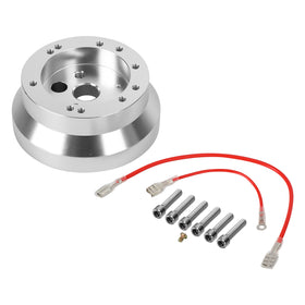 5&6 Hole Steering Wheel Polished Short Hub Adapter Kit NEW Ididit GM Chevy Generic