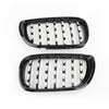 Black & Chrome Diamond Grille For 2002-2005 BMW E46 Saloon/Touring Facelift 4Dr Generic