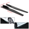 Universal Car Front Bumper Lip Spoiler Diffuser Body Kits + Side Skirt Splitter Generic