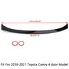 2018-2023 Toyota Camry 4 door Model Glossy Black Rear Spoiler Wings Generic
