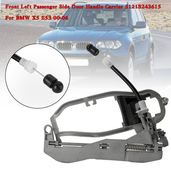 2004-2006 BMW X5 E53 V8 4.8L Petrol SUV Front Left/Right/Pair Door Handle Carrier 51218243615 51218243616 Generic