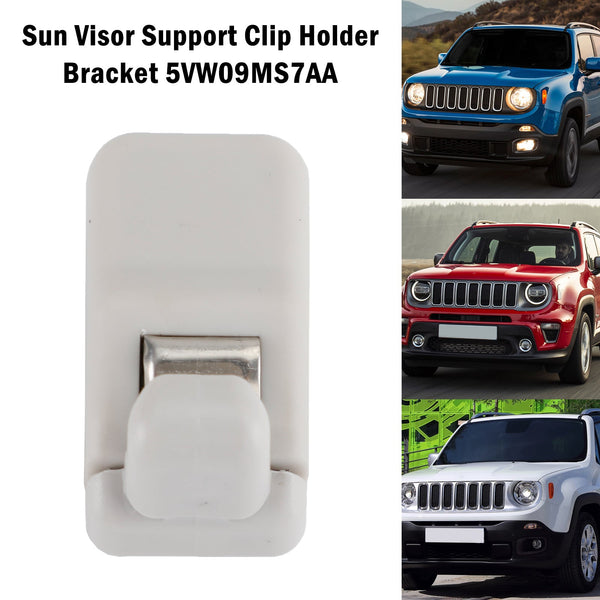 2015-2018 Jeep Renegade 5VW09MS7AA 
Sun Visor Support Clip Holder Bracket Generic