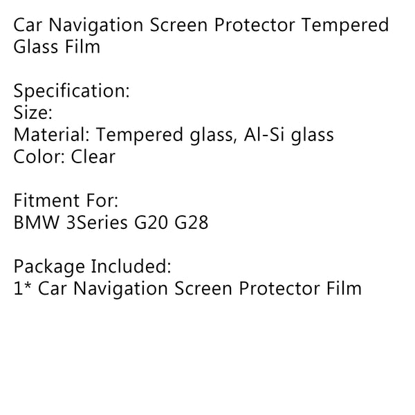 Car Navigation Screen Protector Tempered Glass Film Fits For Benz GLE W167 20 Generic
