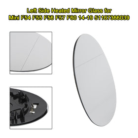 Left Side 51167366039 Heated Mirror Glass for 14-19 Mini F54 F55 F56 F57 F60 Generic