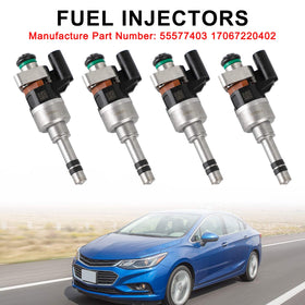 2016-2019 Chevrolet Cruze L/LS/LT/Premier 55577403 17067220402 Fuel Injector Generic