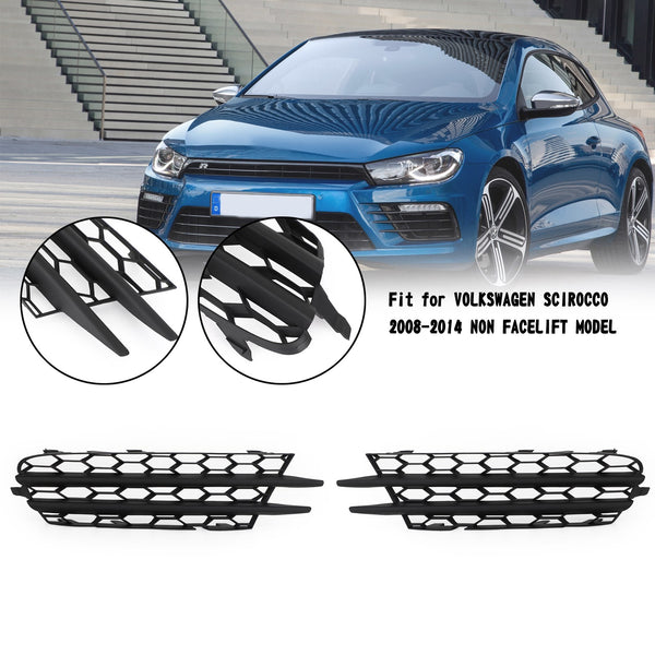 2008-2014 VW Scirocco 1K8853666B Pair Front Bumper O/S Lower Grill Generic