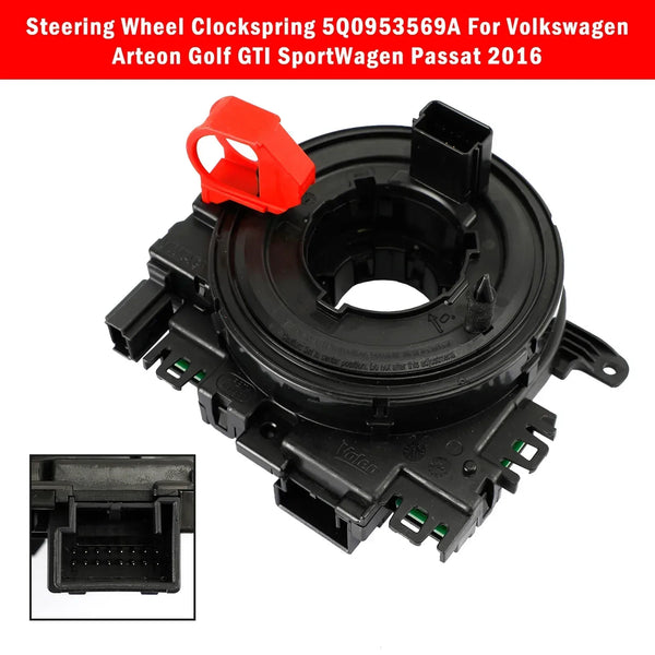 Steering Wheel Clockspring 5Q0953569A For VW Arteon Golf GTI SportWagen Generic