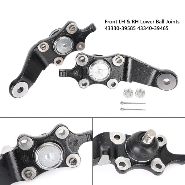 1996-2002 Toyota 4Runner 96-02 Front LH & RH Lower Ball Joints 43330-39585 43340-39465 Generic