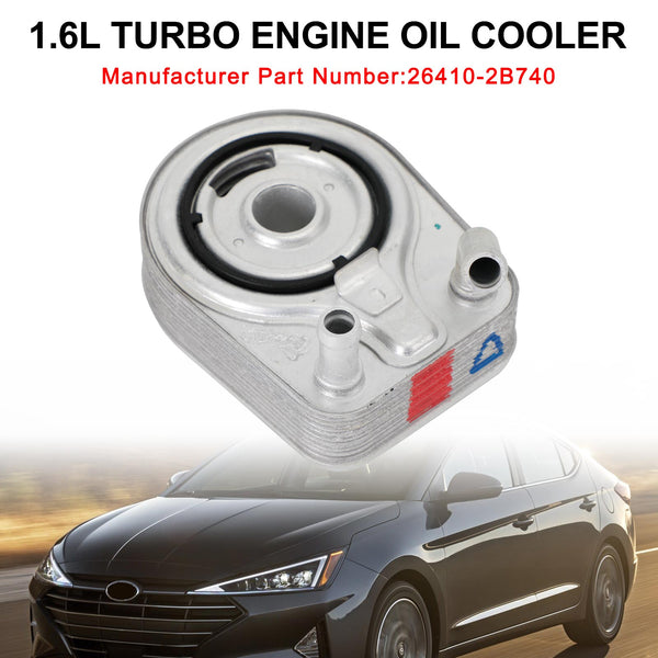 2013-2020 Hyundai Veloster 1.6L 26410-2B740 Engine Oil Cooler 264102B730 264102B710 Generic