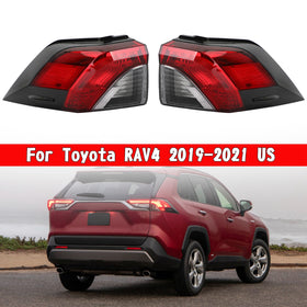 19-21 Toyota RAV4 L+R Side Tail Light Rear Lamp Outer 81560/81550-0R090 Generic