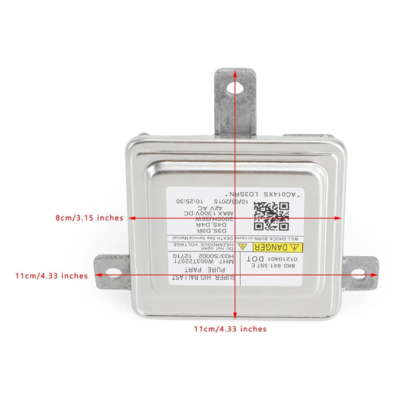 2008-2016 Audi A5 S5 RS5 HID Xenon Headlight Ballast Control Unit 8K0941597E 8K0941597 Generic