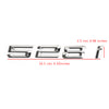 Rear Trunk Nameplate Badge Emblem Numbers Letter Decal 528 i Fit 528i Chrome Generic